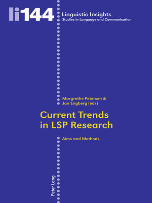 cover image of Current Trends in LSP Research